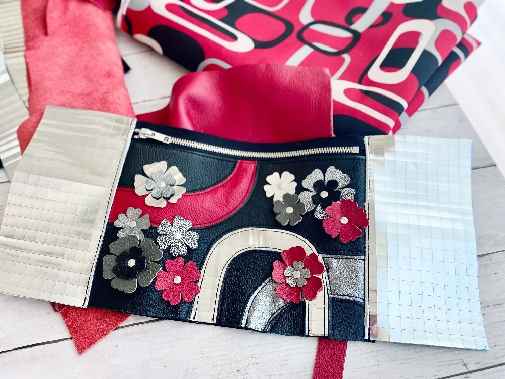 Archive Mini in Black Croc, Mirror Ball, Chili Pepper, Studs, Blossoms
