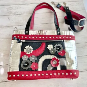 Archive Mini in Black Croc, Mirror Ball, Chili Pepper, Studs, Blossoms
