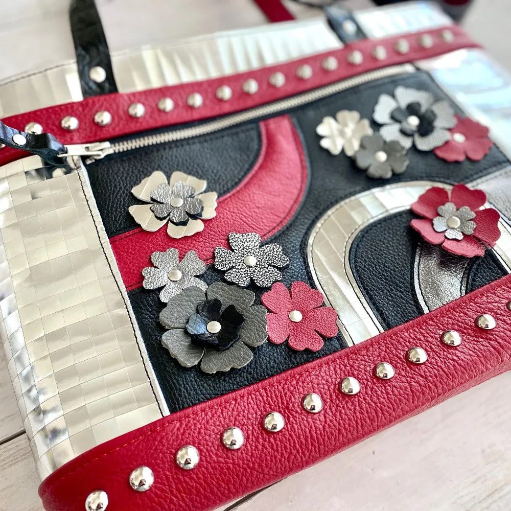 Archive Mini in Black Croc, Mirror Ball, Chili Pepper, Studs, Blossoms