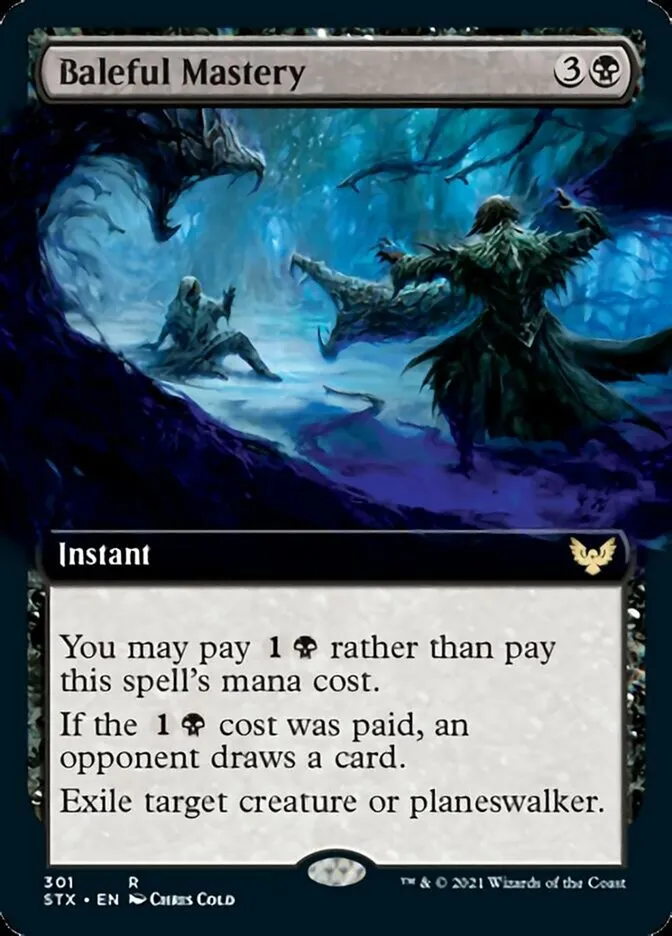 Baleful Mastery (Extended Art) [Strixhaven: School of Mages]