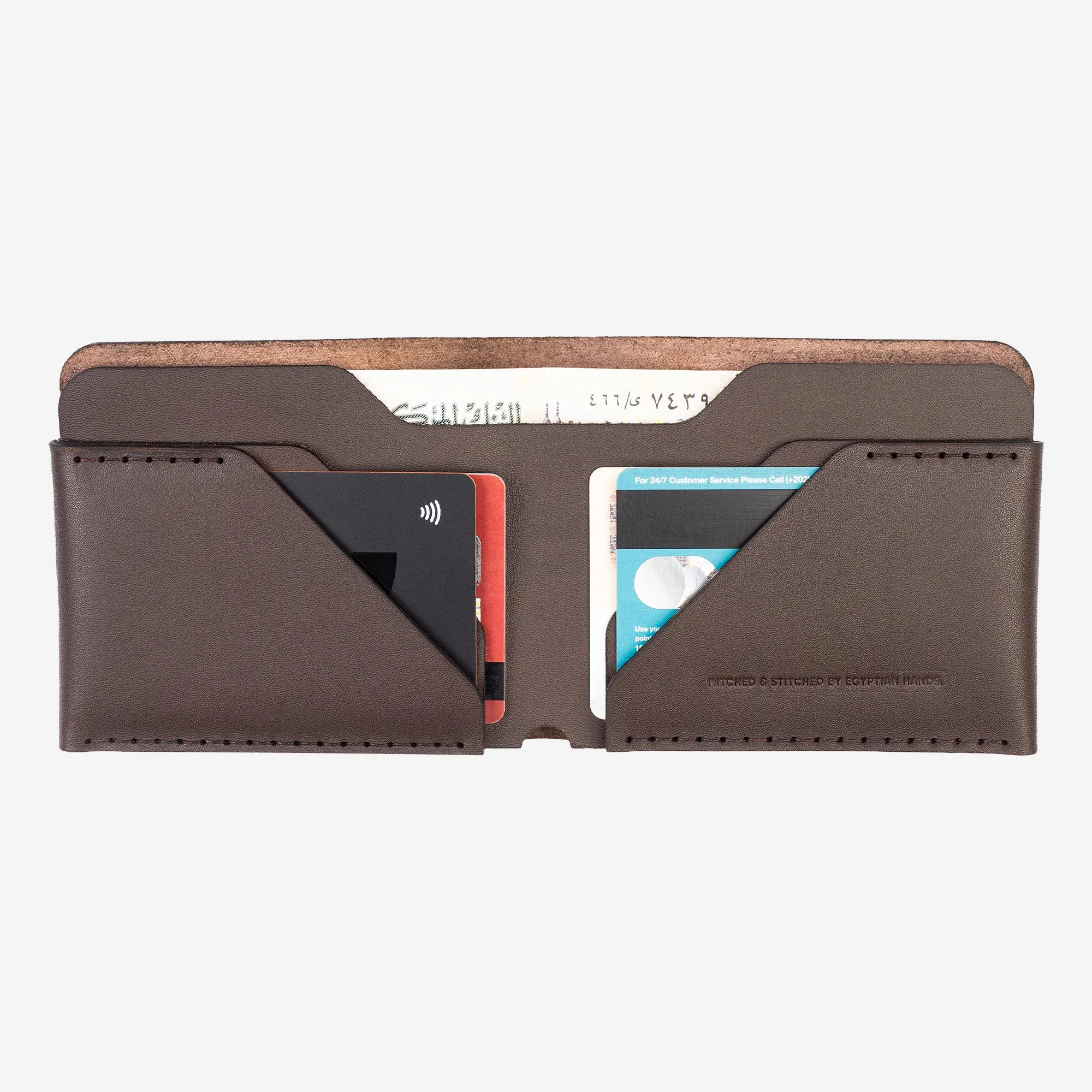 Bifold Cash Wallet - Brown