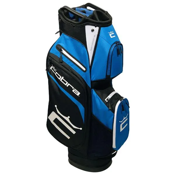Cobra Signature Cart Bag White - Blue