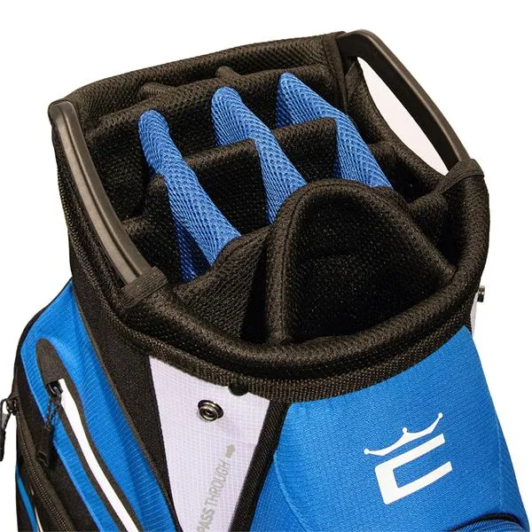 Cobra Signature Cart Bag White - Blue