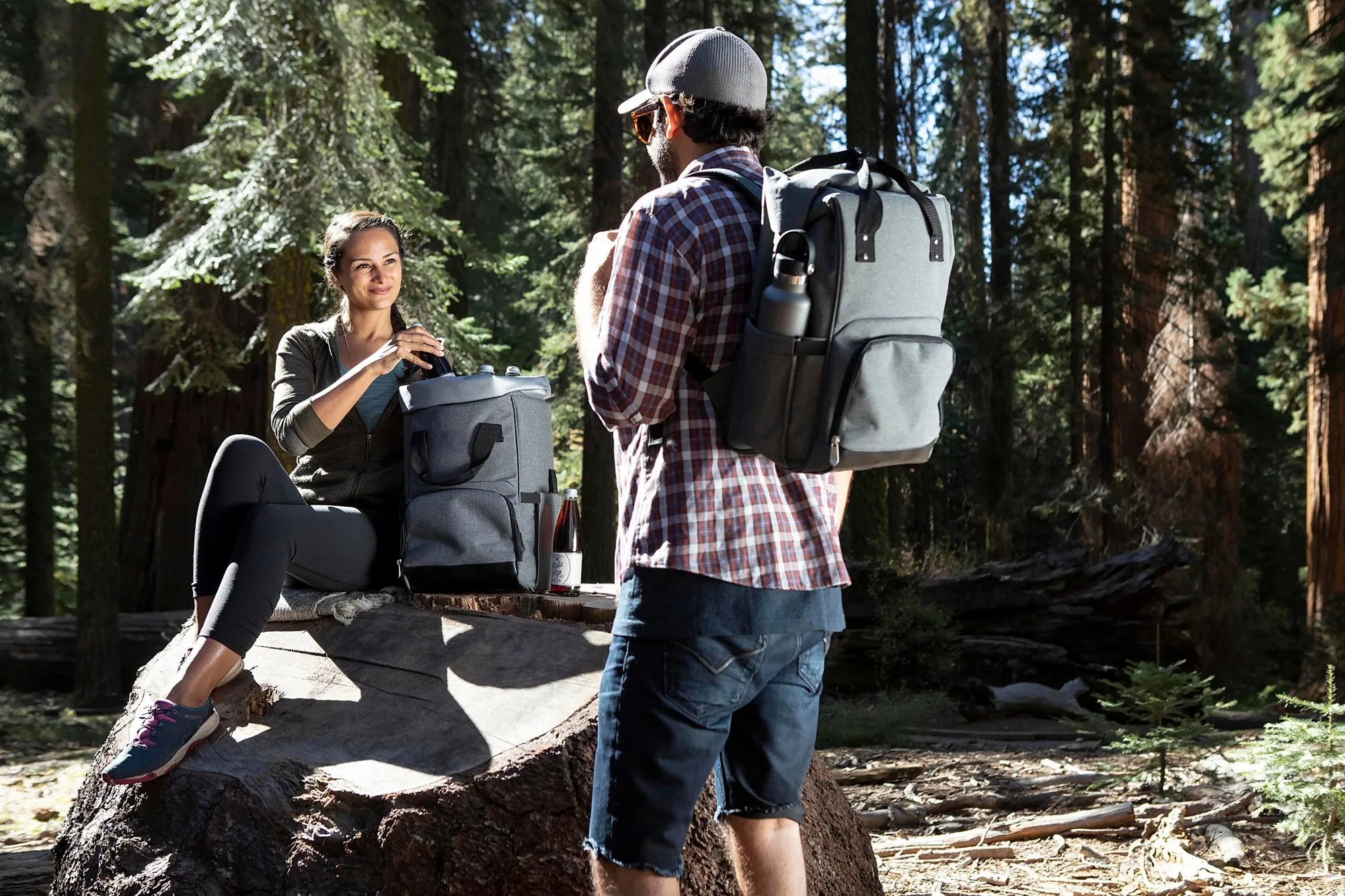 Colorado Avalanche - On The Go Roll-Top Backpack Cooler