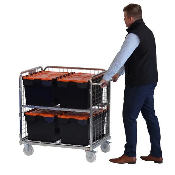 Compact Merchandise Order Picking Trolley