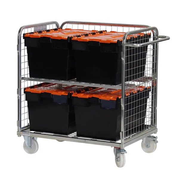 Compact Merchandise Order Picking Trolley