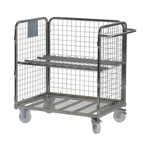 Compact Merchandise Order Picking Trolley