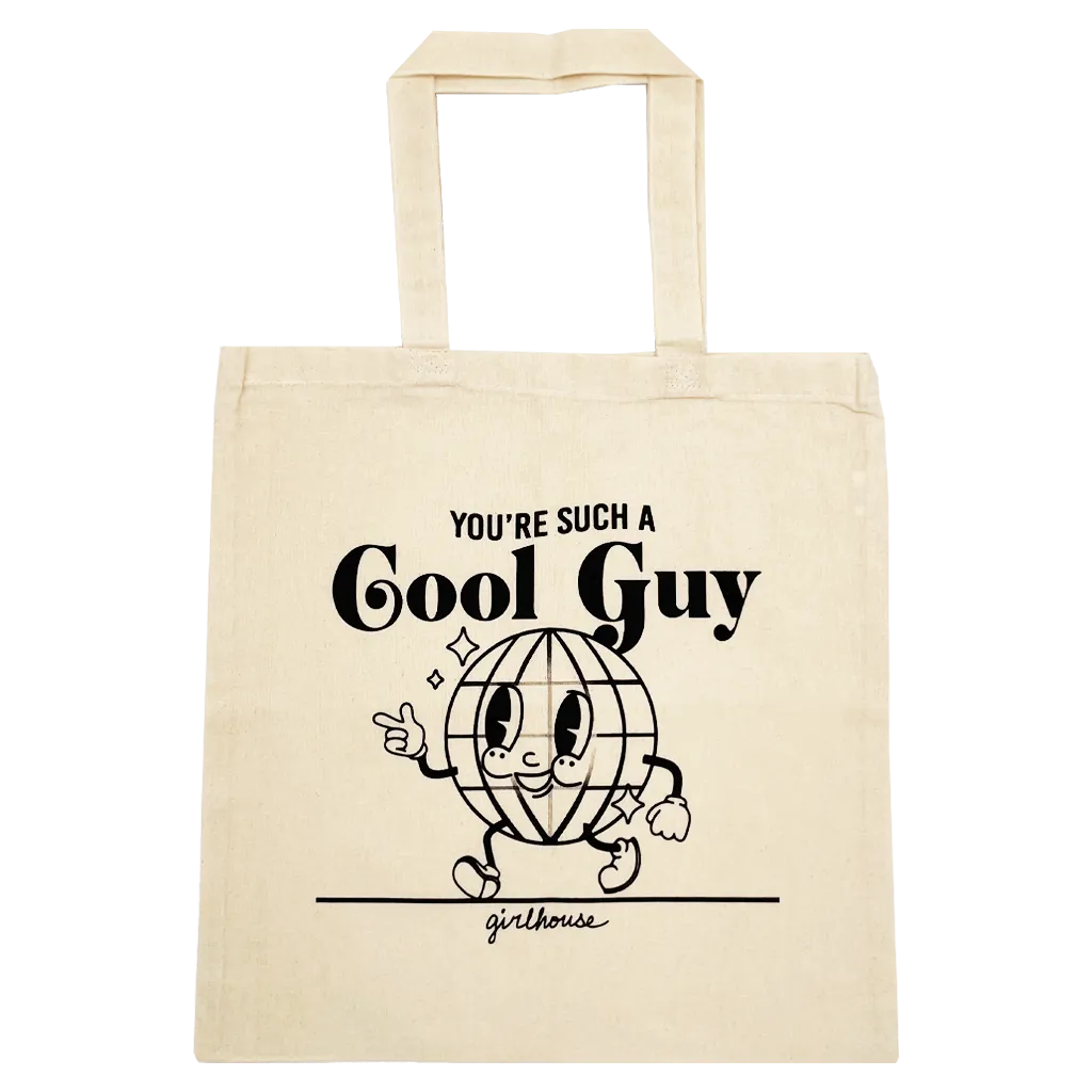 cool guy tote bag
