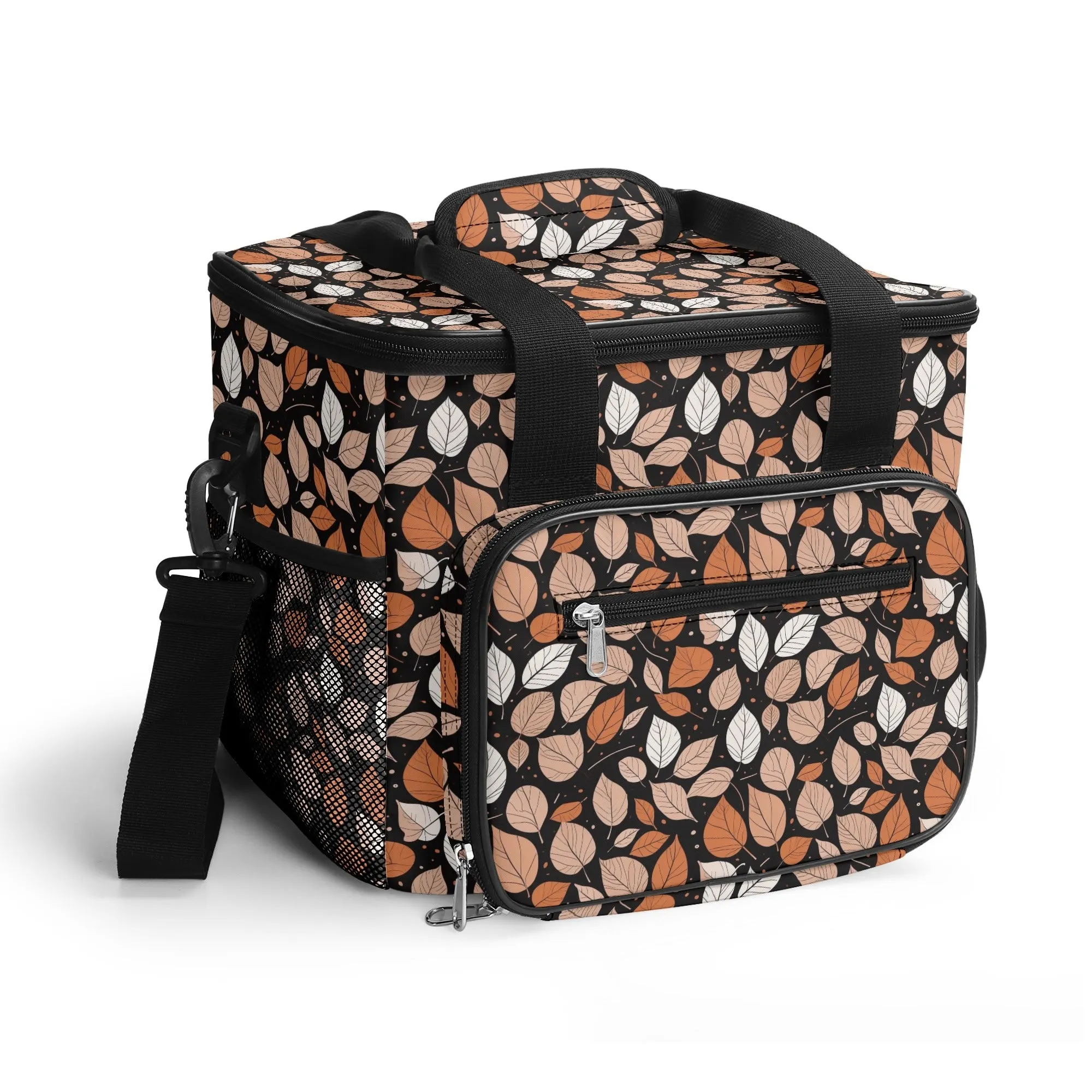 Dark Leaves Insulated Leakproof Cooler Bag Lunch Box