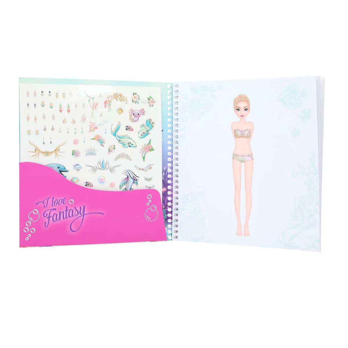 Depesche Topmodel Dress Me Up Stickerbook Mermaid