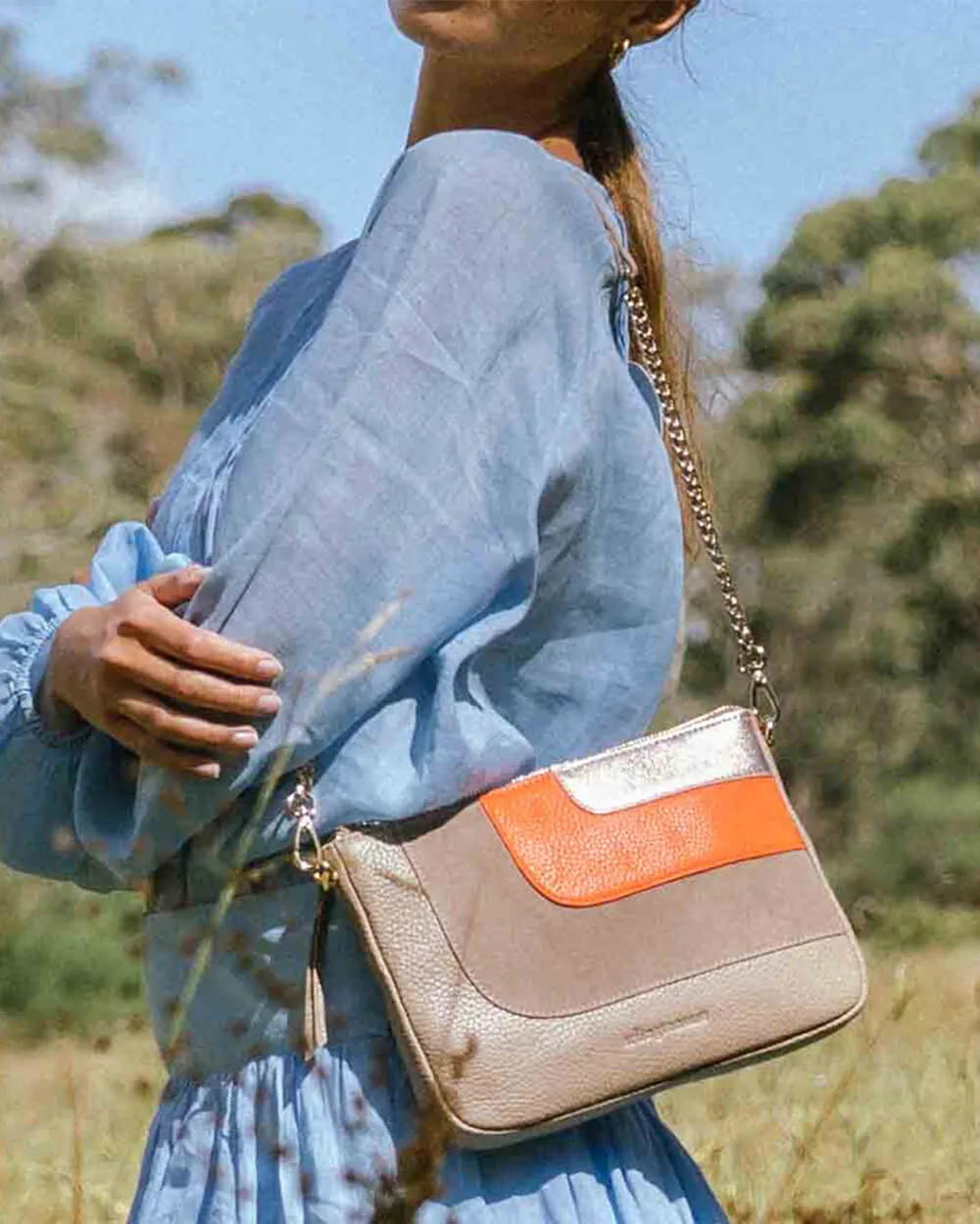 Emilia Crossbody - Fawn Multi
