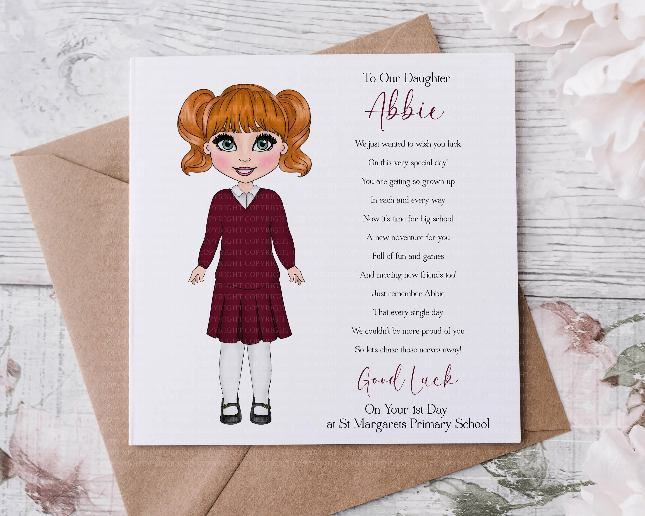 First Day of Primary School Card