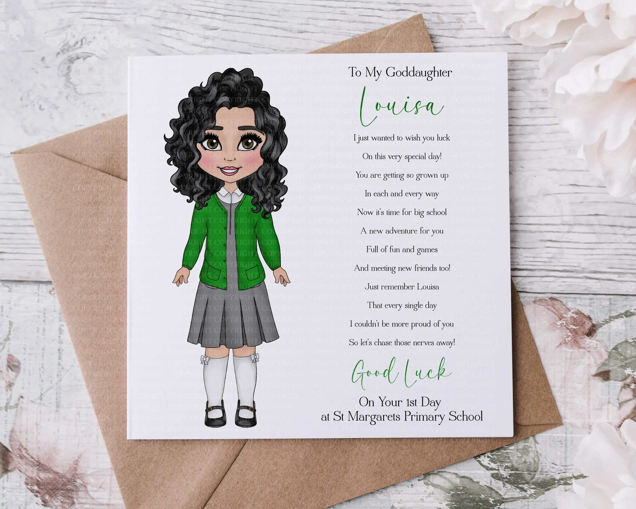 First Day of Primary School Card