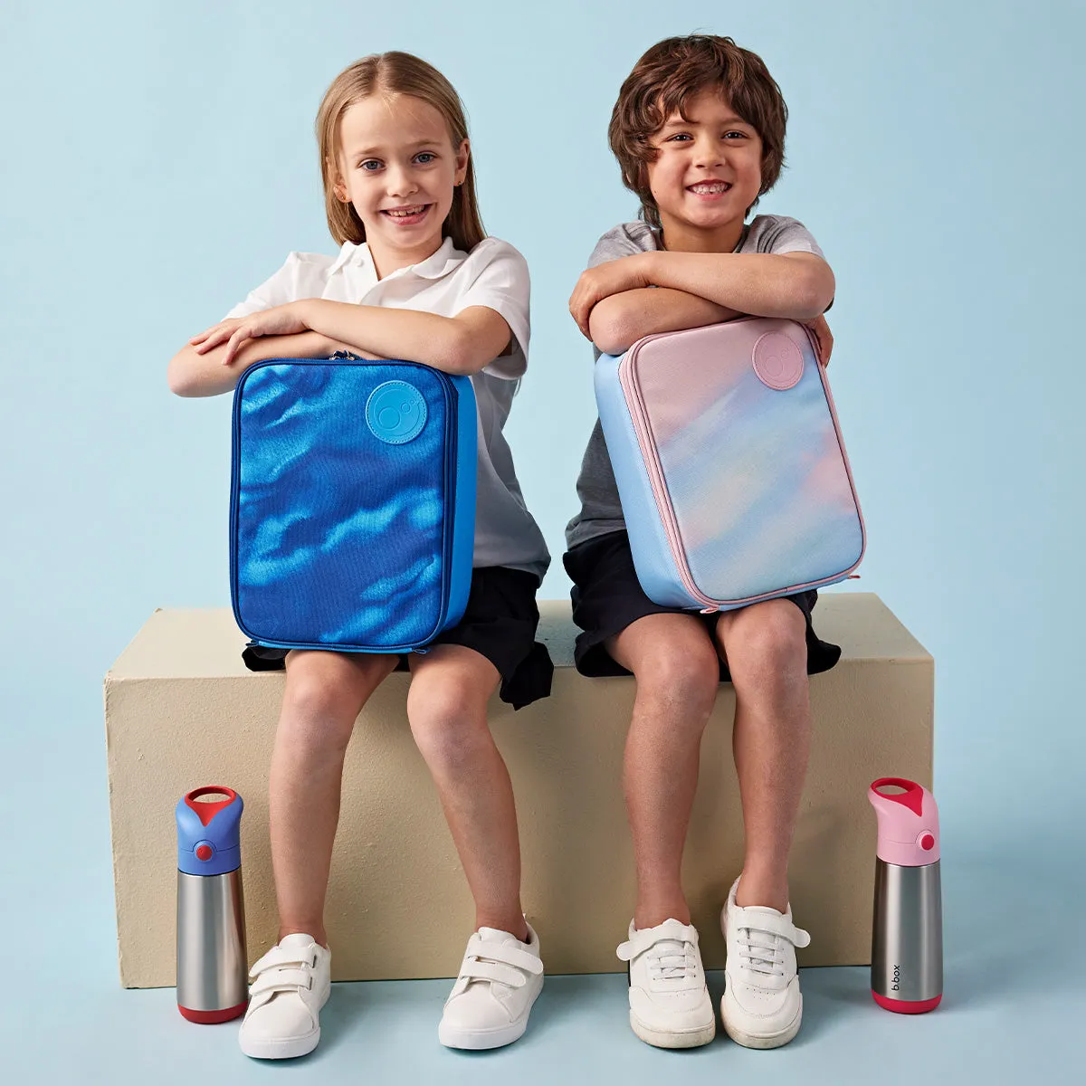flexi insulated lunch bag - morning sky