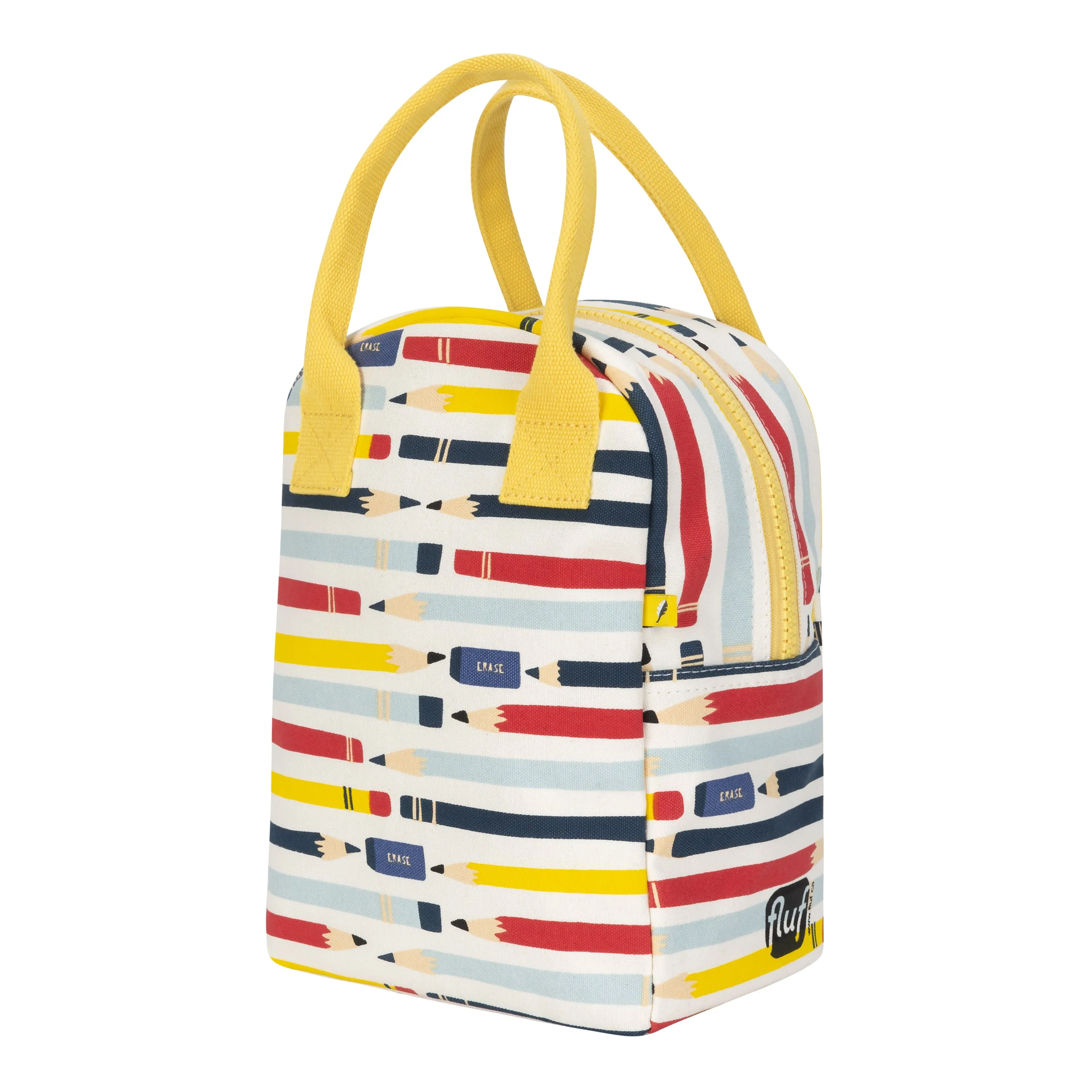 Fluf Zipper Lunch Bag - Pencils
