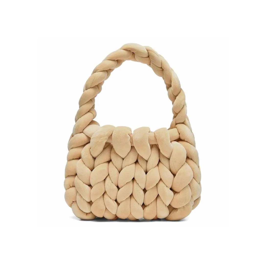 Handmayk Velvet Chunky Handbag
