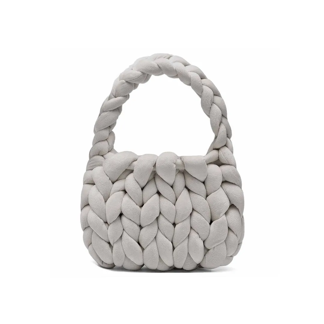 Handmayk Velvet Chunky Handbag