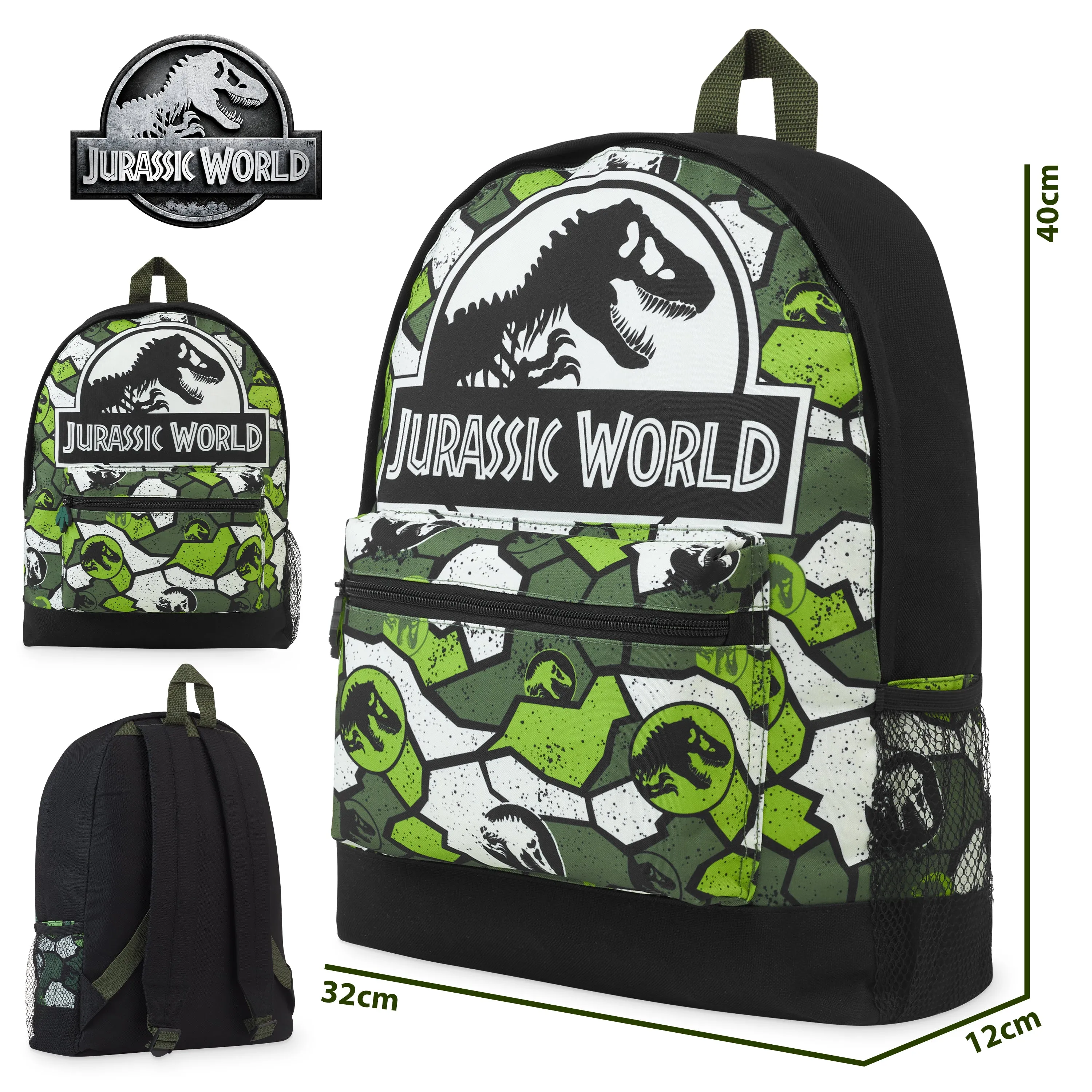 Jurassic World Boys Backpack Dinosaur Backpack Kids School Bag