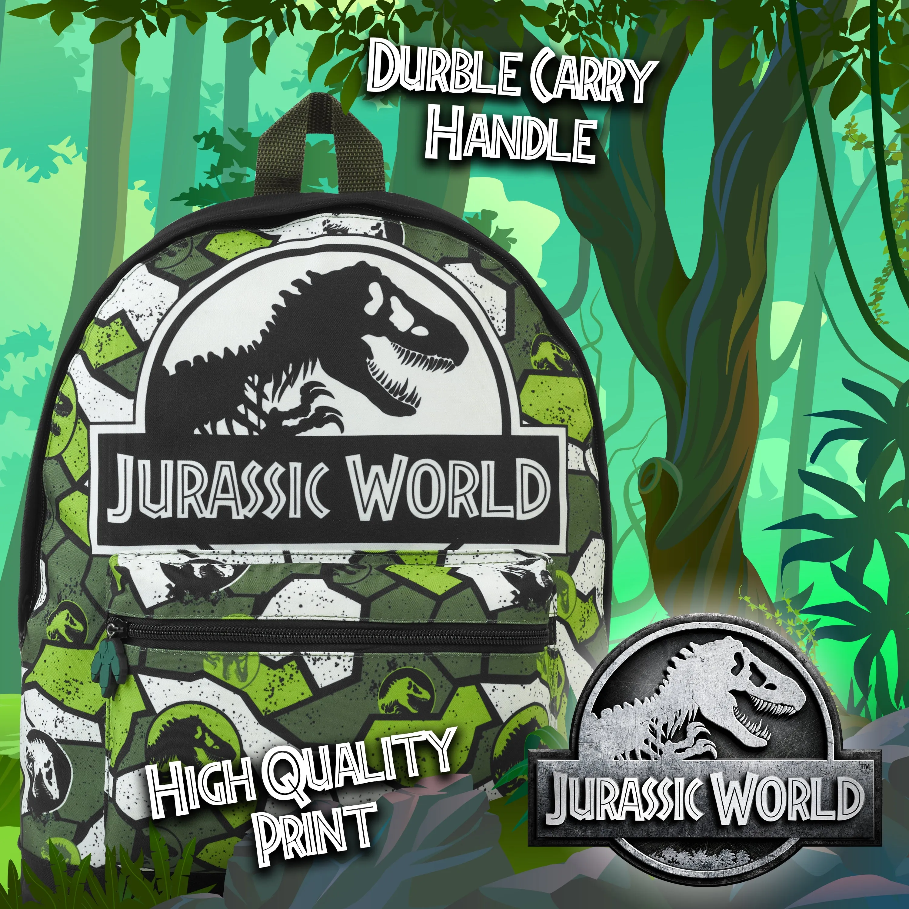 Jurassic World Boys Backpack Dinosaur Backpack Kids School Bag