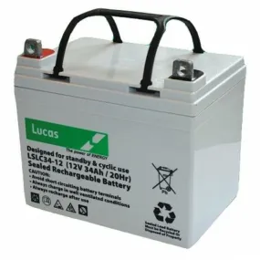 Lucas SLC34 34Ah AGM Golf Battery