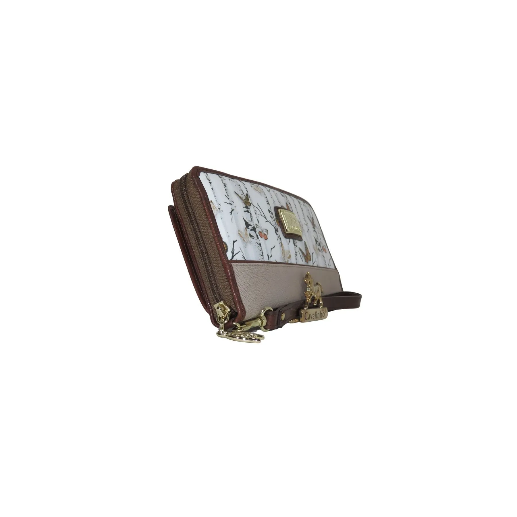 Mariposa Brown Wristlet
