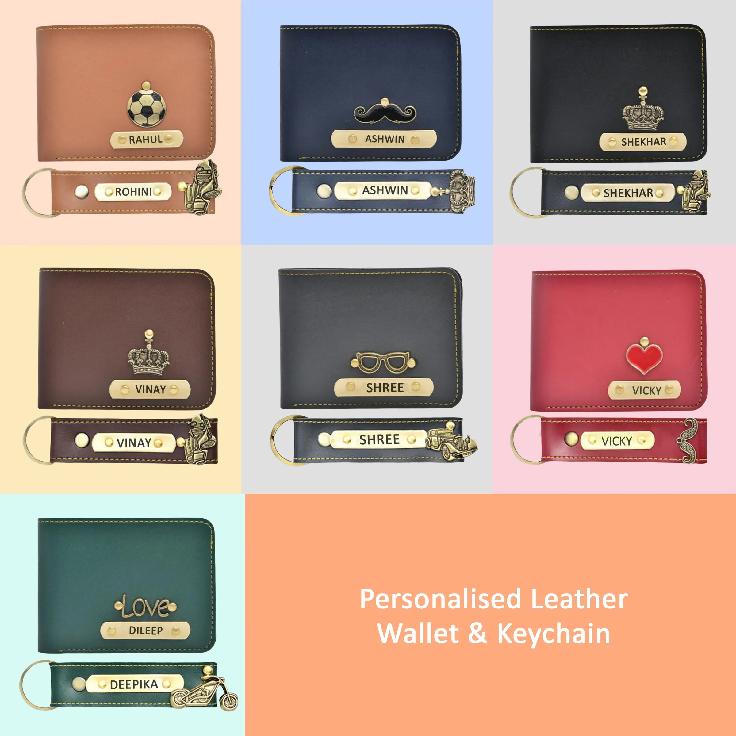 Mens Wallet with Name