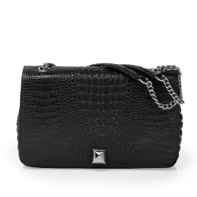 Naomi black silver bag