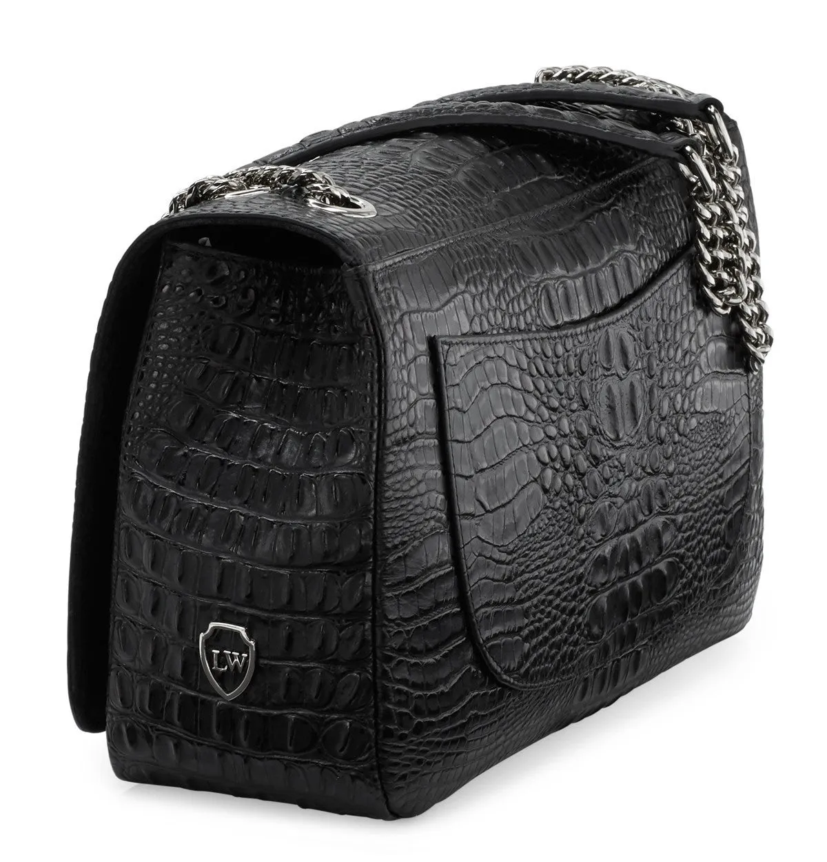 Naomi black silver bag