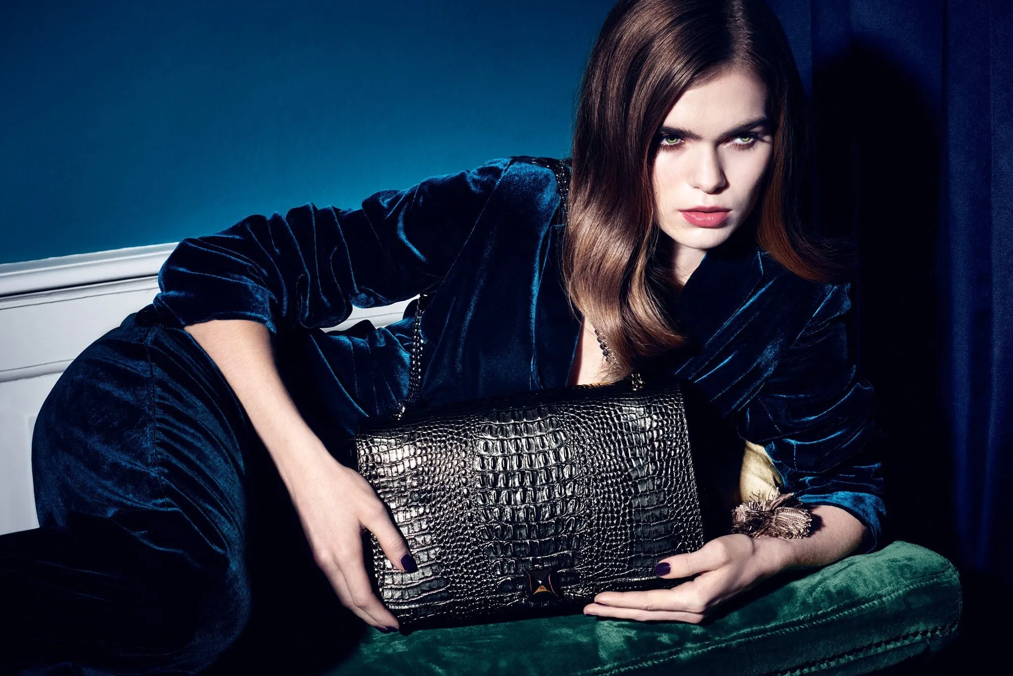 Naomi black silver bag