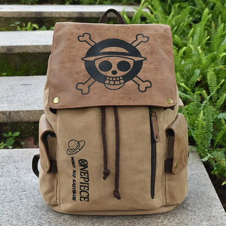 One Piece Canvas Backpack | Otakumise