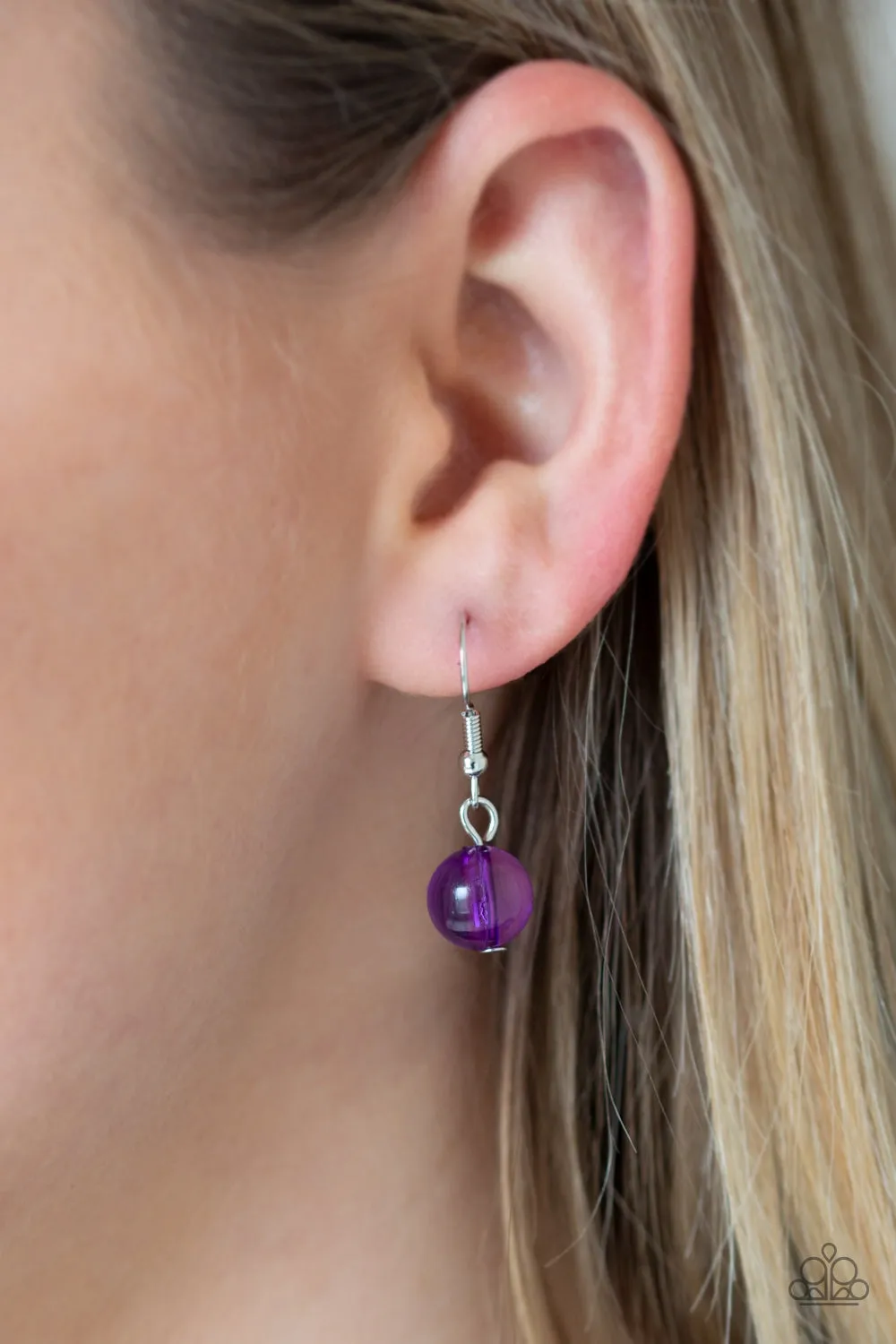 Paparazzi Beauty School Drop Out Necklace Purple