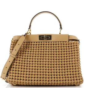 Peekaboo Bag Woven Nappa Leather Regular