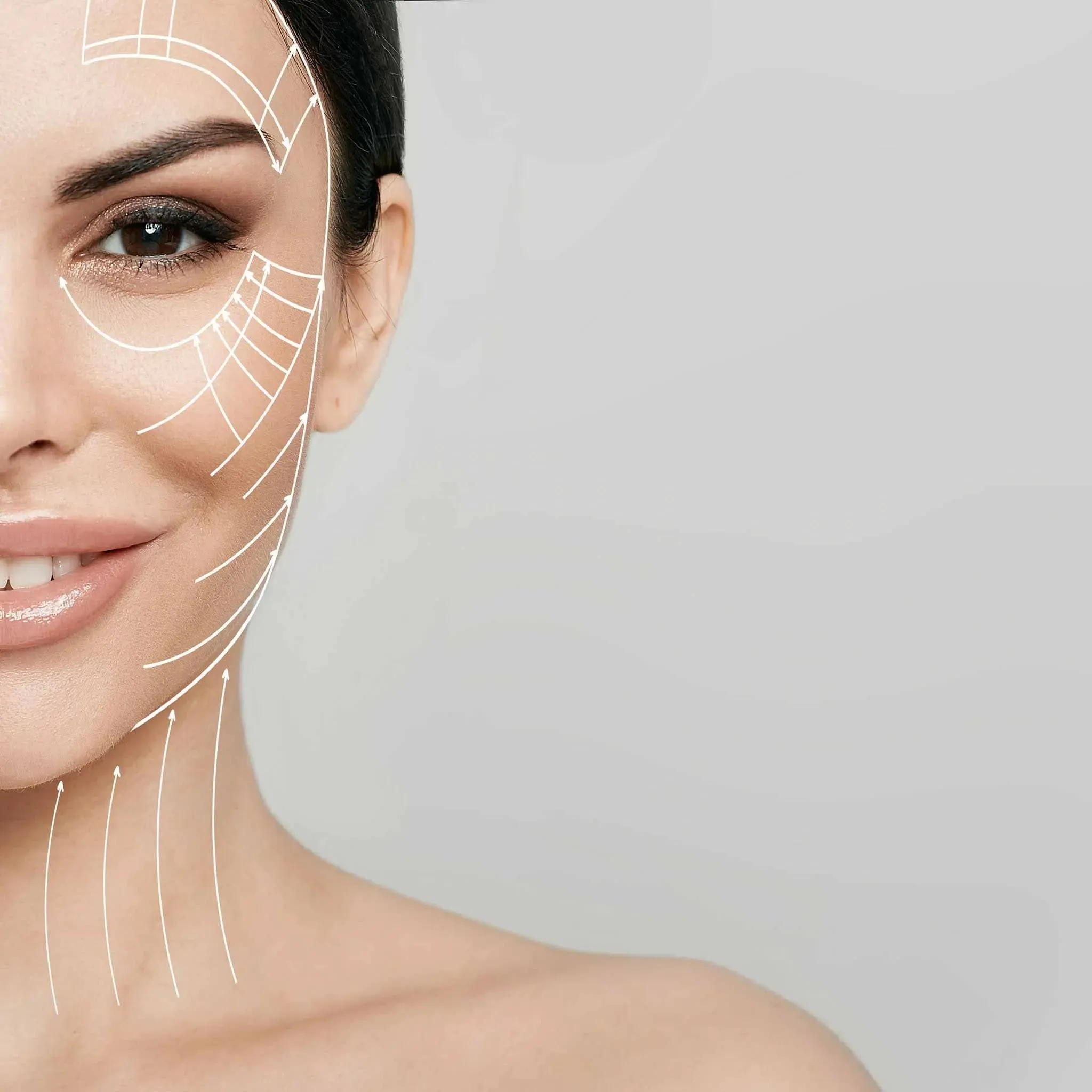 Pure Tone Ultra V Line HIFU Machine Super Cartridge For the Face and Neck