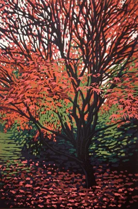 "Autumn Acer" print by Alexandra Buckle