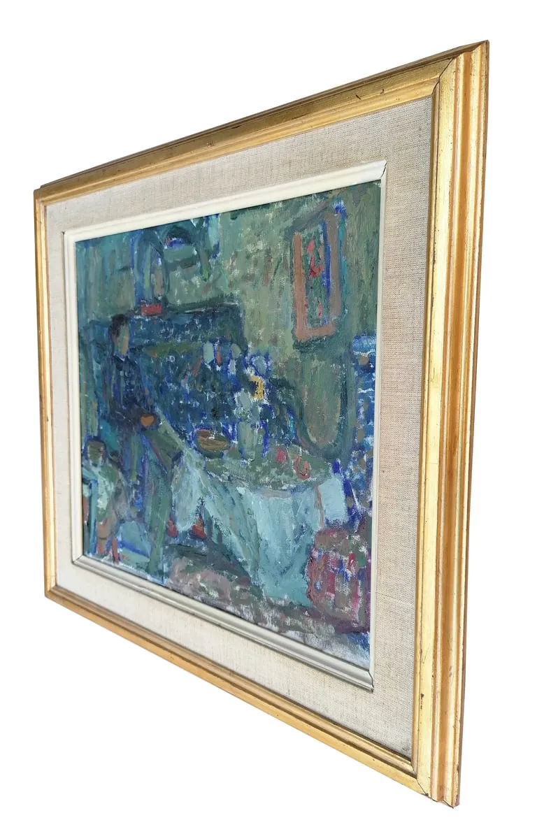 Reading figure in an interior