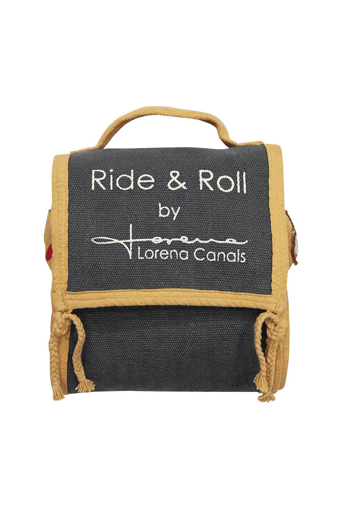 RIDE & ROLL TOY SCHOOL BUS SET