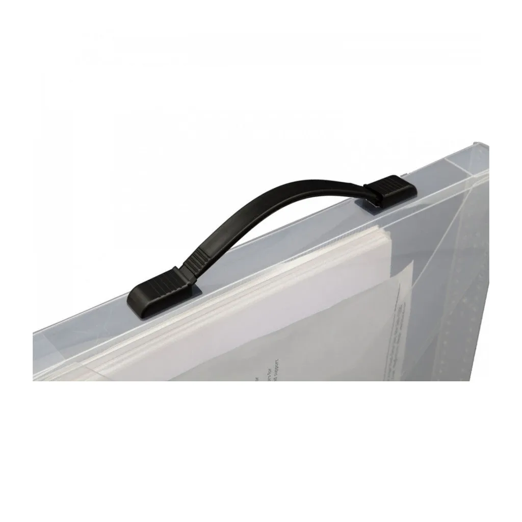 Solo Document Bag With Lock & Handle Super Line White F/C Size DC 557