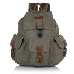 Suntop A28 16 L Backpack(Olive Green and Brown)
