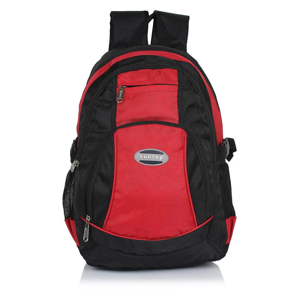 Suntop A65 23 L Backpack(Red and Black)