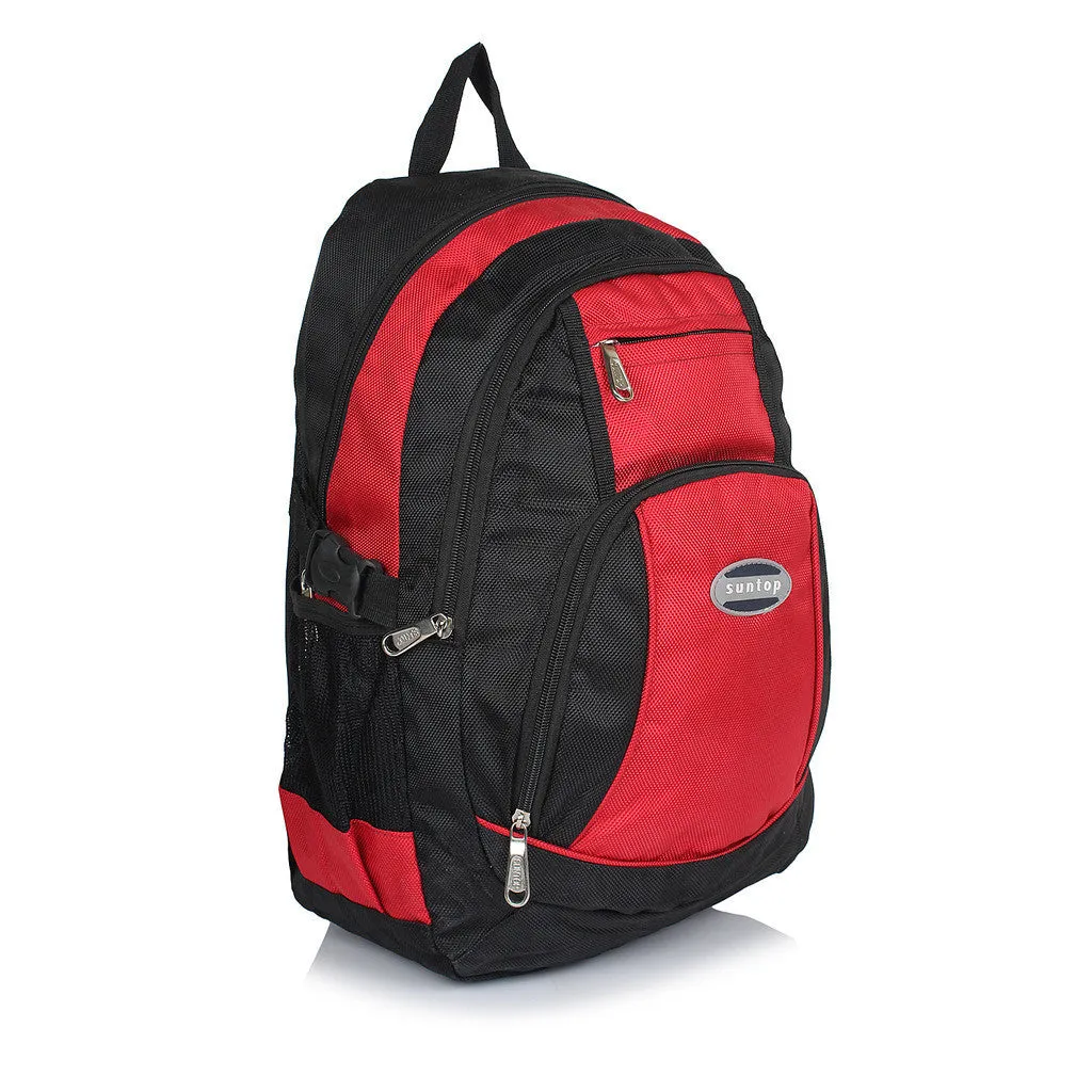 Suntop A65 23 L Backpack(Red and Black)