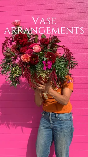 Sustainable Flower School: Vase Arrangements