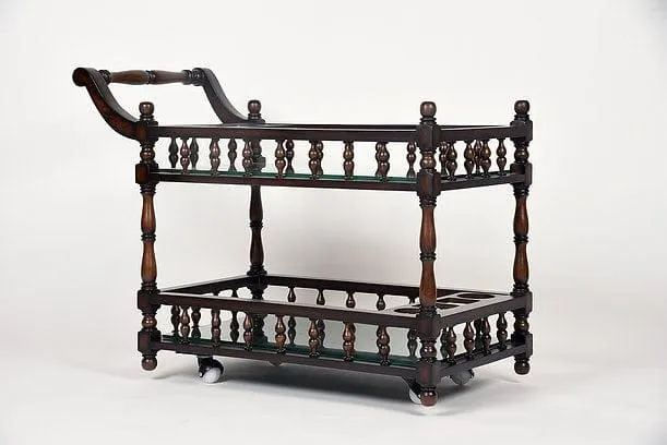 Teak Wood Raahat Tea Trolley