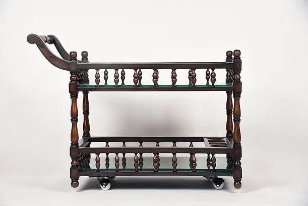 Teak Wood Raahat Tea Trolley
