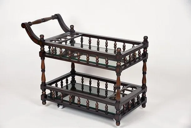 Teak Wood Raahat Tea Trolley