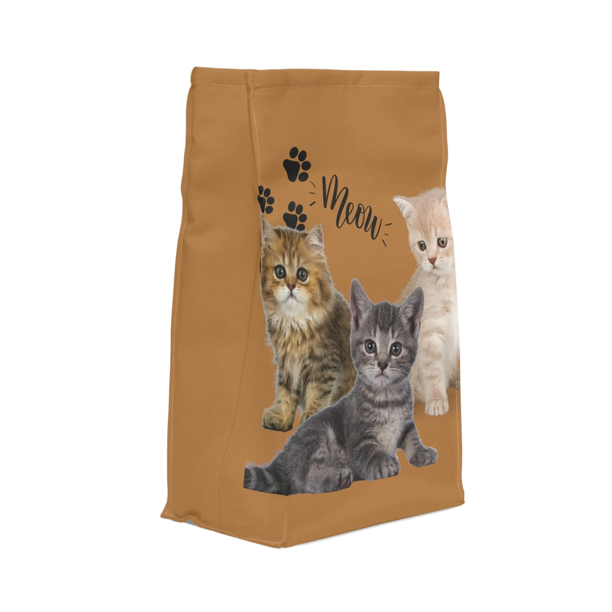 Three Persian Cats Meow POD Cat  Polyester Lunch Bag