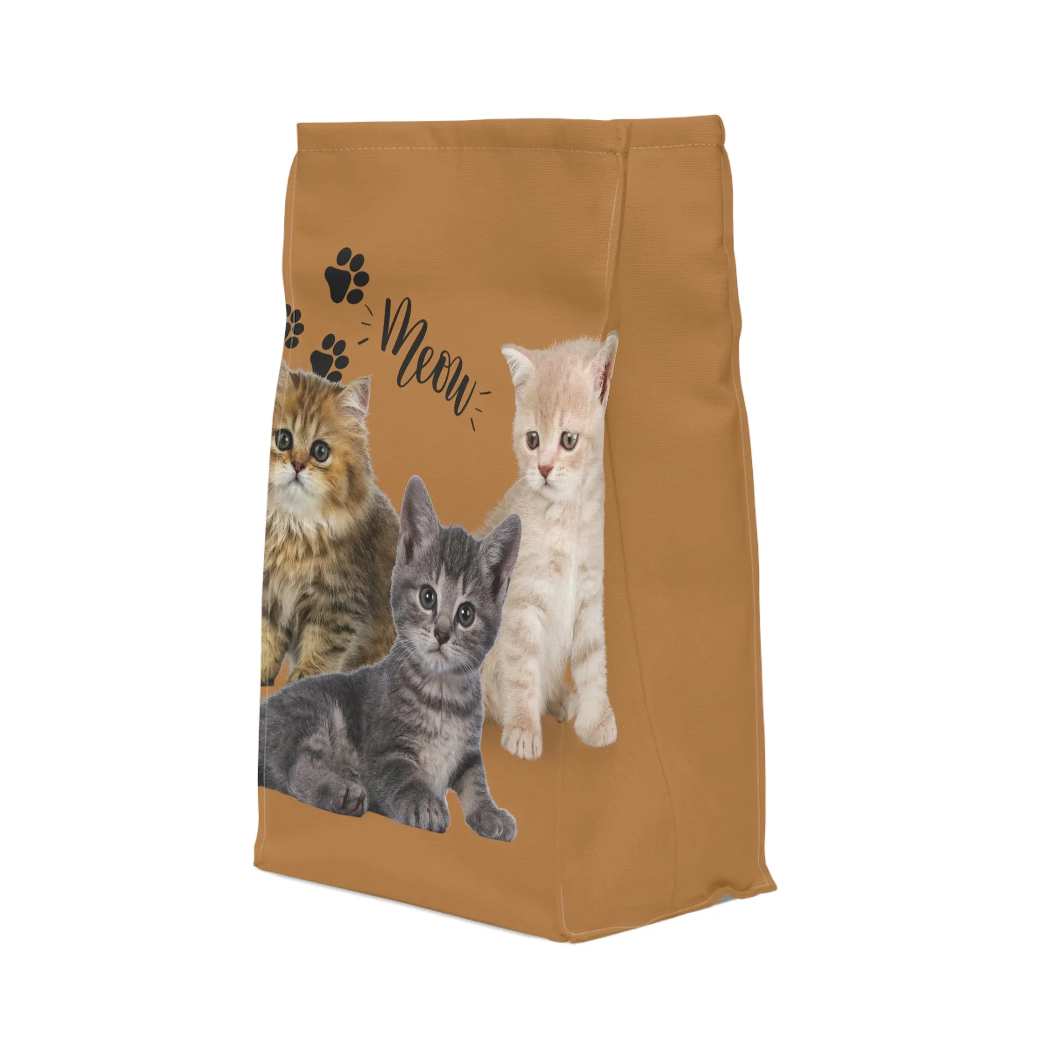 Three Persian Cats Meow POD Cat  Polyester Lunch Bag
