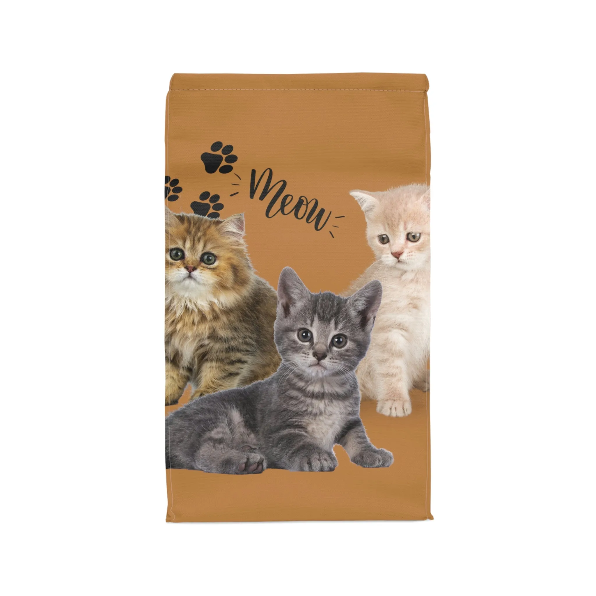 Three Persian Cats Meow POD Cat  Polyester Lunch Bag