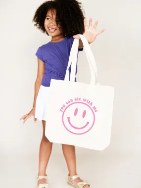 Viv & Lou You Can Sit With Me Small Canvas Tote