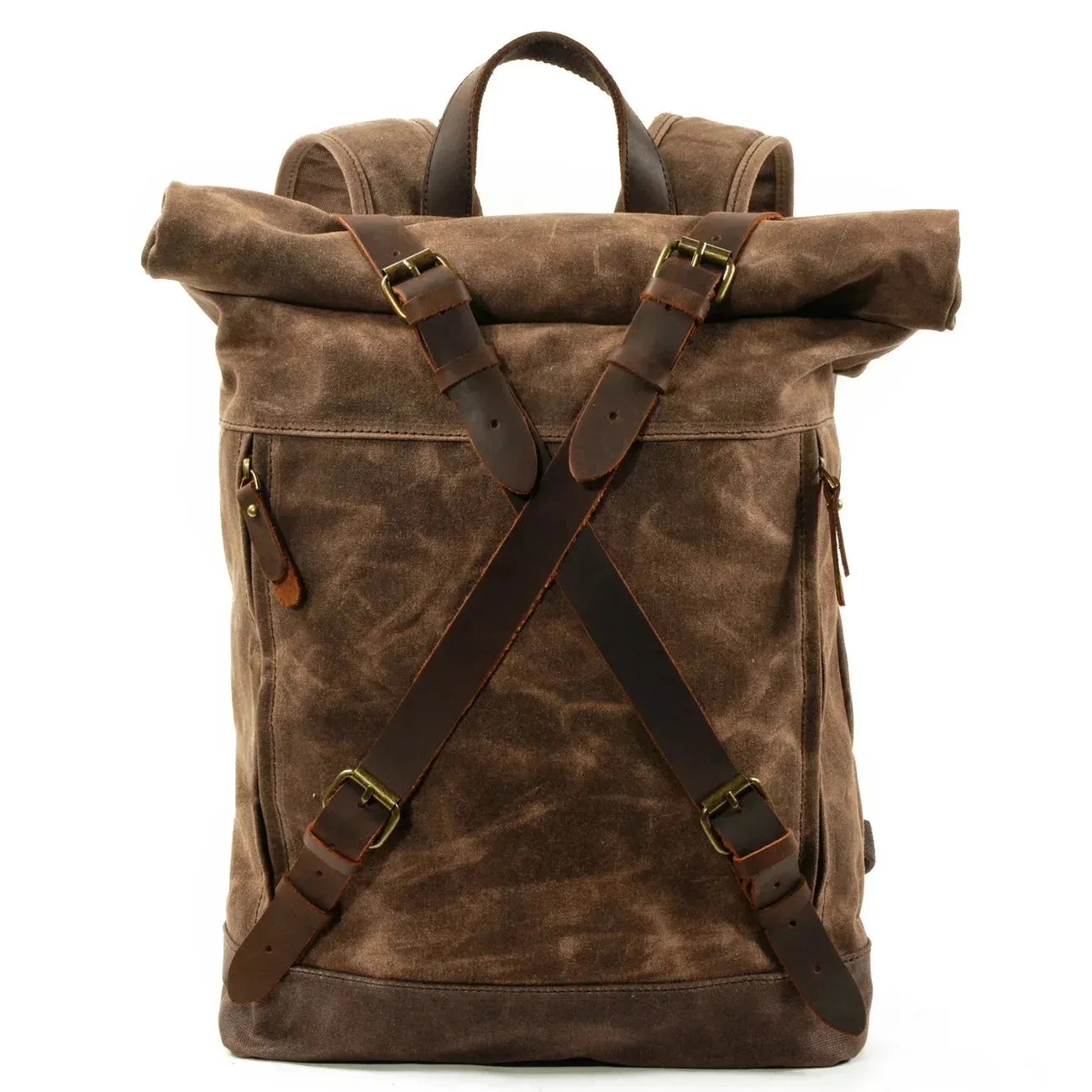 Waterproof Canvas Men's Cool Backpack CBMOS53 Hiking Outdoor Travel bag