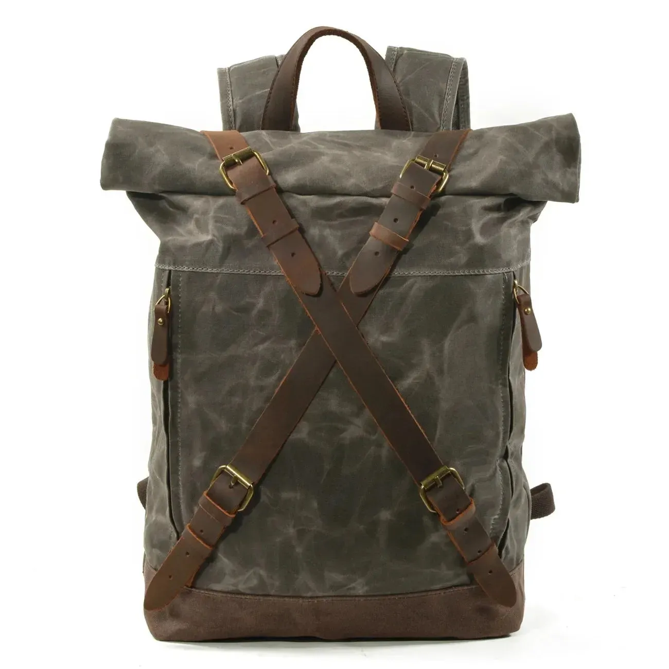Waterproof Canvas Men's Cool Backpack CBMOS53 Hiking Outdoor Travel bag